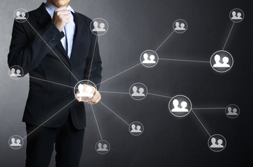 pushing social network structure