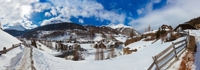 Wall Mural - Mountains ski resort Solden Austria