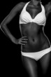 © PictureArt - Woman with bikini in black and white