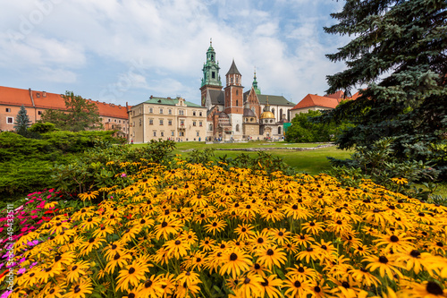 Naklejka - mata magnetyczna na lodówkę Wawel - Cracow