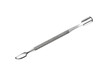 Metal manicure and pedicure cuticle pusher isolated on white
