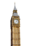 Fototapeta Fototapeta Londyn - Big Ben Isolated on White background
