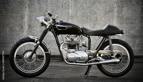 Nowoczesny obraz na płótnie Cafe Racer motorcycle