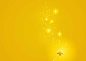 Fototapete - wand gold sparkles 3