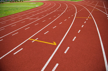 Sticker - running track