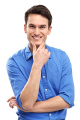 Wall Mural - Young man smiling