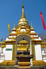 Ancient golden pagoda in Thailand