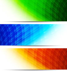 Poster - Set of tech banners