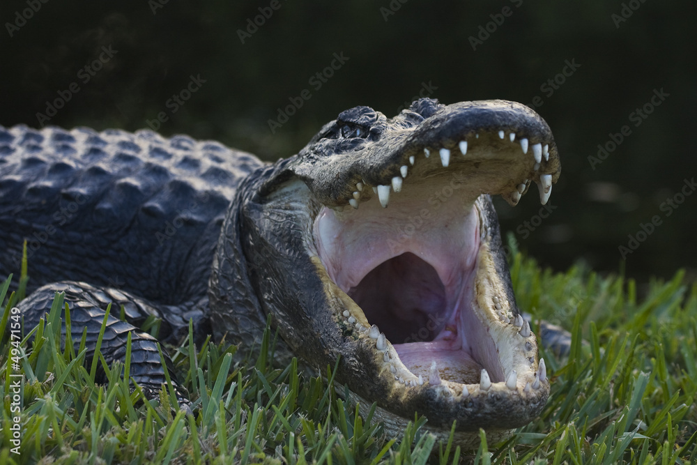 alligator - obrazy, fototapety, plakaty 
