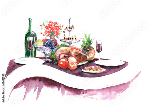 Naklejka dekoracyjna feast