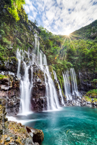 Fototapeta na wymiar Cascade de Grand-Galet - Ile de La Réunion