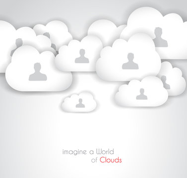 Cloud Technology concept background
