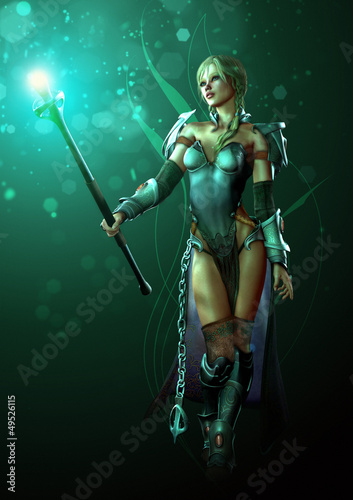 Fototapeta do kuchni Warrior of Light