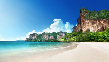 Fotobehang - Railay beach in Krabi Thailand