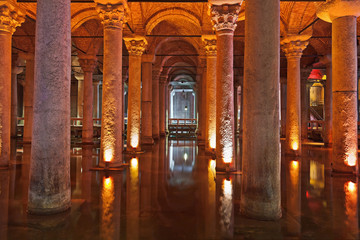 Underground water Basilica Cistern - Istanbul