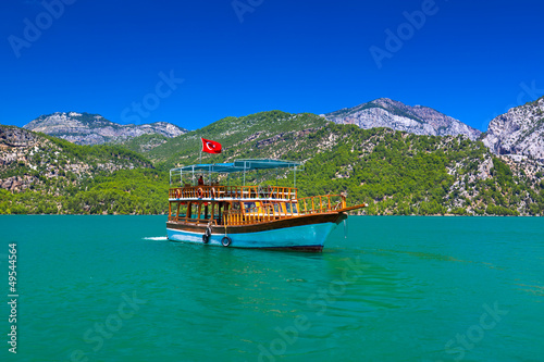 Naklejka na szybę Green canyon at Turkey