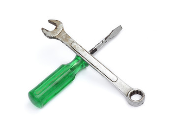 screwdriver and wrench