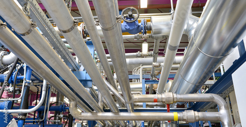 Pipeline Rohrleitungen de Tableau sur Toile