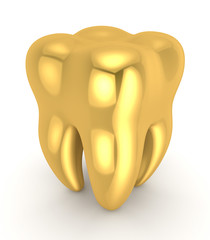 Sticker - Golden tooth.