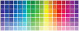 Fototapeta Perspektywa 3d - Color Guide Palette