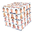 © grinny - Business person group. Cube collage.