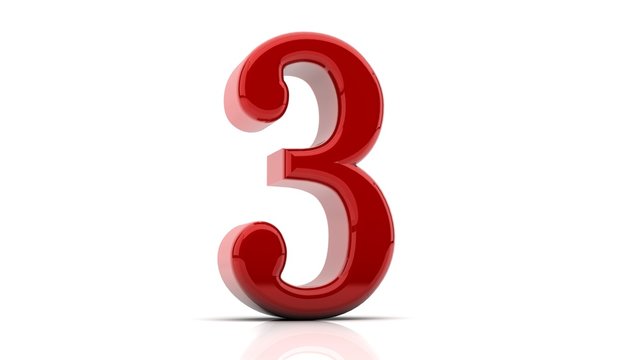 3d Number three