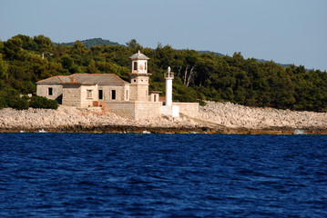 Wall Mural - Mali Losinj old lighthouse