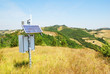Italy, weather station on Apennines near Modigliana, Romagna