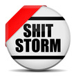 © WoGi - button rund shitstorm I