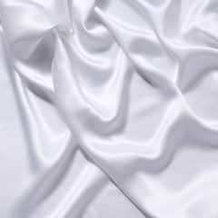 Wall Mural - white silk