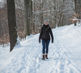 Fototapete - Spaziergänger