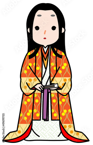 昔話の打ち掛けの奥方 Stock イラスト Adobe Stock
