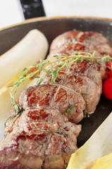 Poster - Stuffed meat roulade