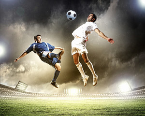 Obraz na płótnie piłka nożna sztorm lekkoatletka pole piłka