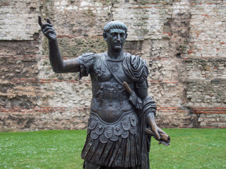 Canvas Print - Emperor Trajan Statue