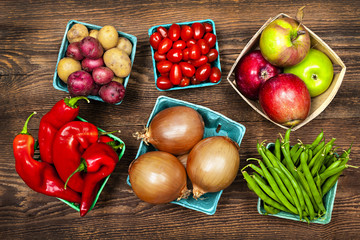 Market fruits and vegetables