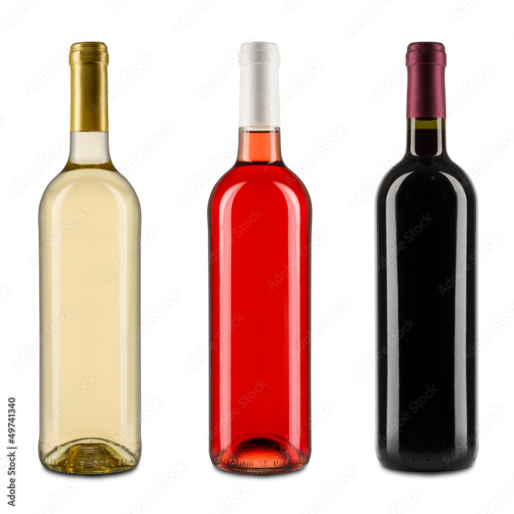 wine bottles - obrazy, fototapety, plakaty 