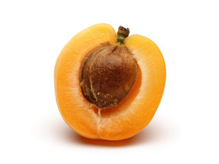 Sticker - half fresh apricot