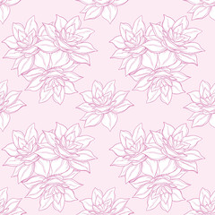  Seamless floral background