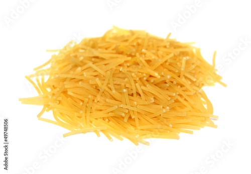 Fotografía heap of small vermicelli