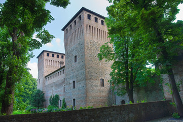 Wall Mural - Castle of Castelguelfo. Noceto. Emilia-Romagna. Italy.