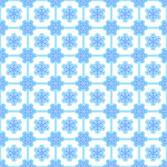 Showflake seamless background