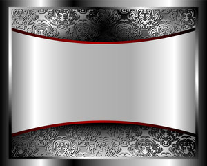 Metallic background with a pattern 2