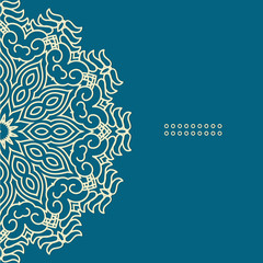 Aufkleber - Vector round decorative design element
