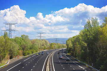 Autoroute française - Highway in France