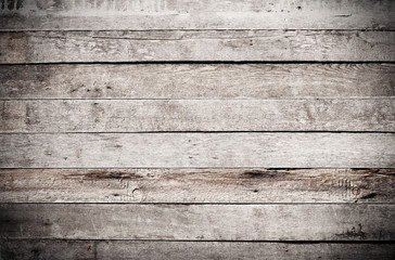 Wall Mural - old grungy wooden planks texture