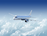 Fototapeta  - Airplane in the sky