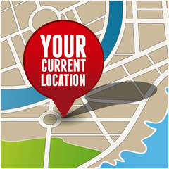 Poster - Your current location pointer