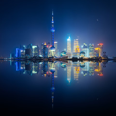 Wall Mural - Shanghai skyline