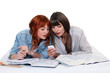 © auremar - Two female students procrastinating.